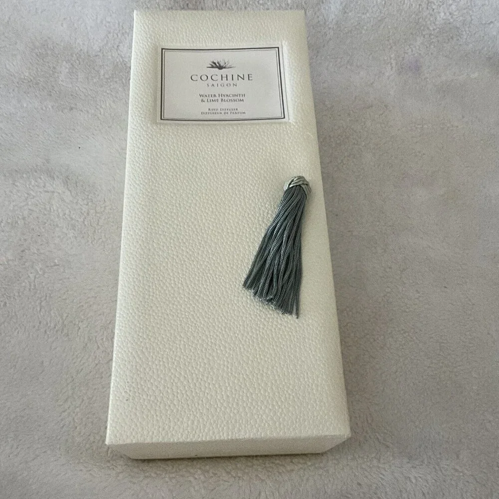 Cochine Saigon Water Hyacinth & Lime Blossom Luxury Reed Diffuser New In Box